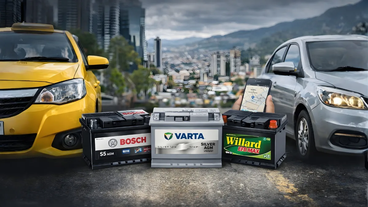 Baterias buenas para taxi o uber