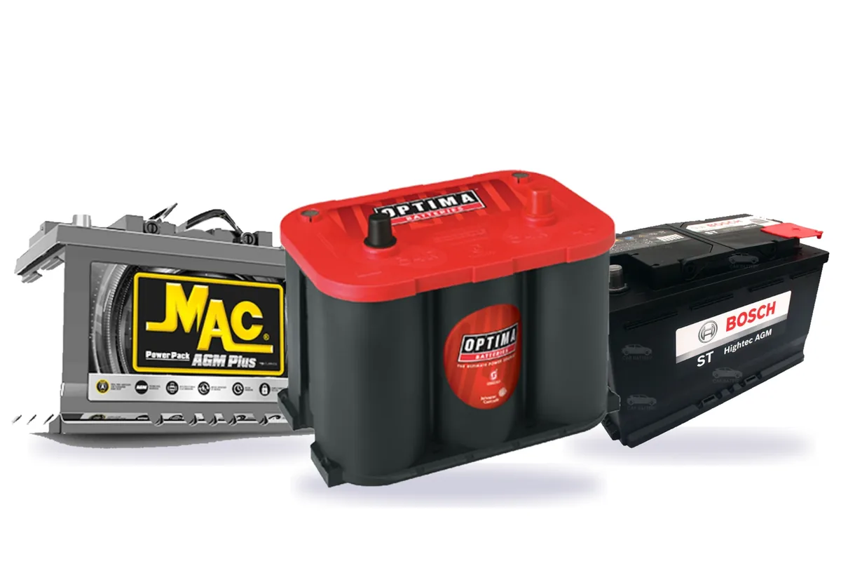Baterías secas AGM Óptima, MAC y Bosch para carro